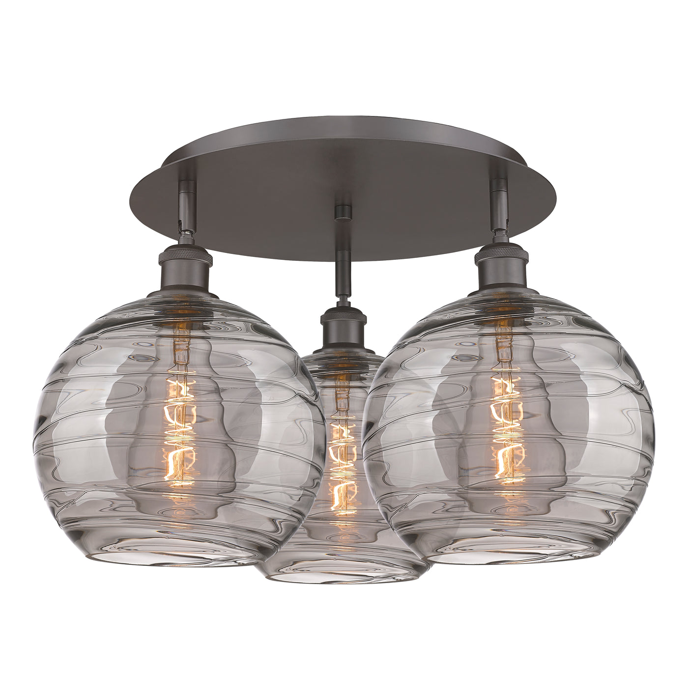 Ballston Semi-Flush Mount Satin Nickel