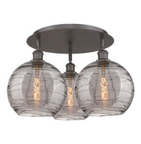 Ballston Semi-Flush Mount Satin Nickel