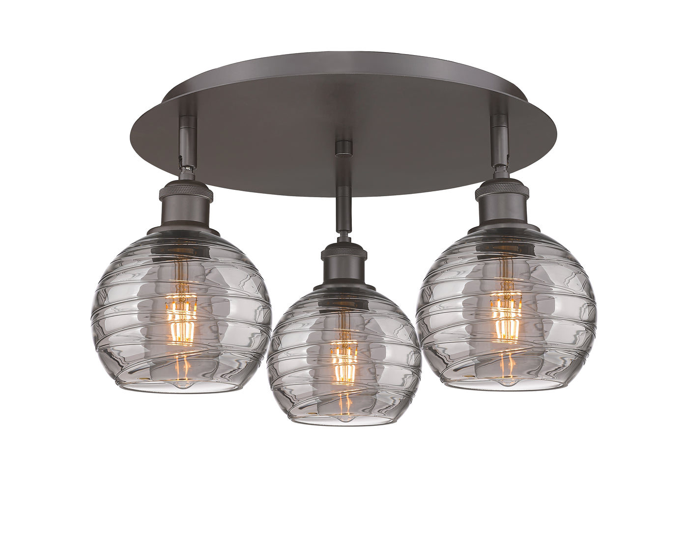 Ballston Semi-Flush Mount Satin Nickel Finish