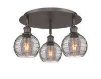 Ballston Semi-Flush Mount Satin Nickel Finish