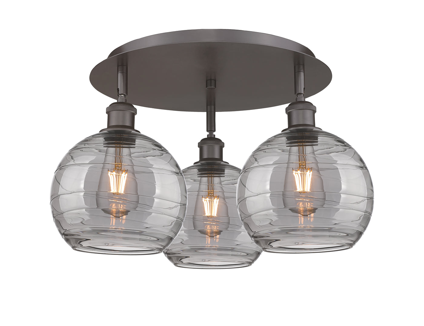 Ballston Semi-Flush Mount Satin Nickel