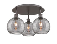Ballston Semi-Flush Mount Satin Nickel