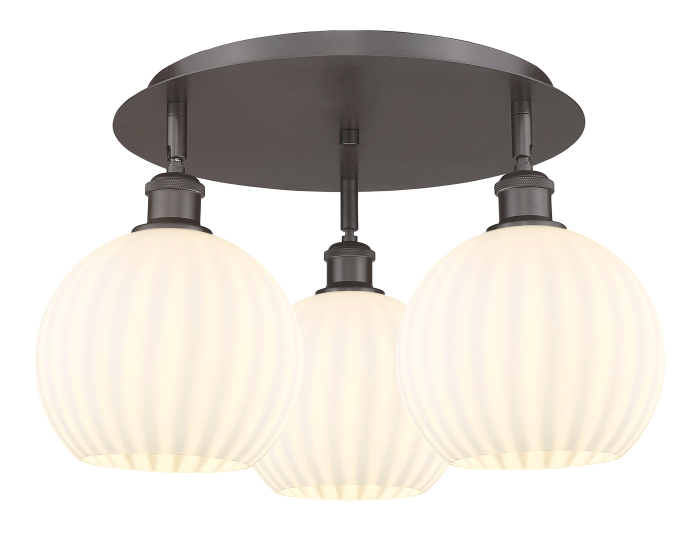 Ballston Semi-Flush Mount Satin Nickel Steel