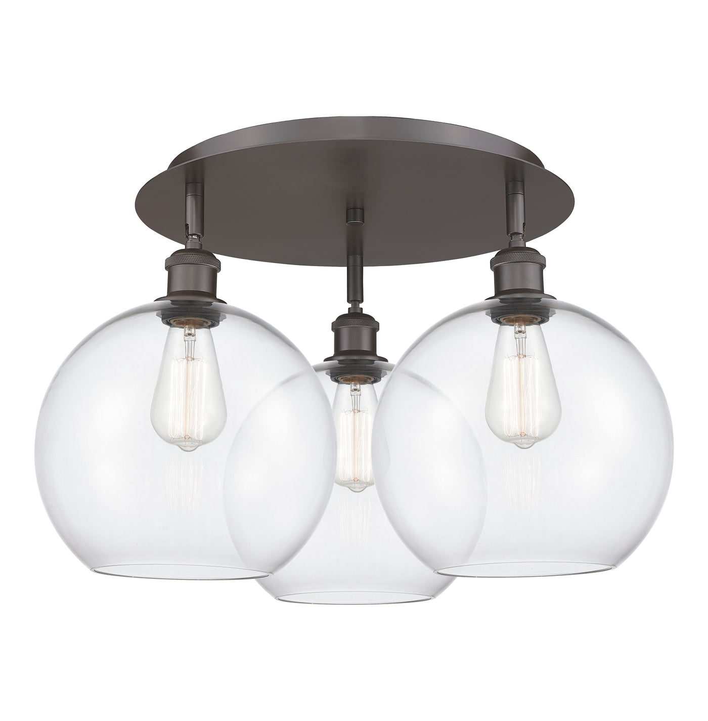 Ballston Semi-Flush Mount Satin Nickel