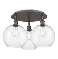 Ballston Semi-Flush Mount Satin Nickel