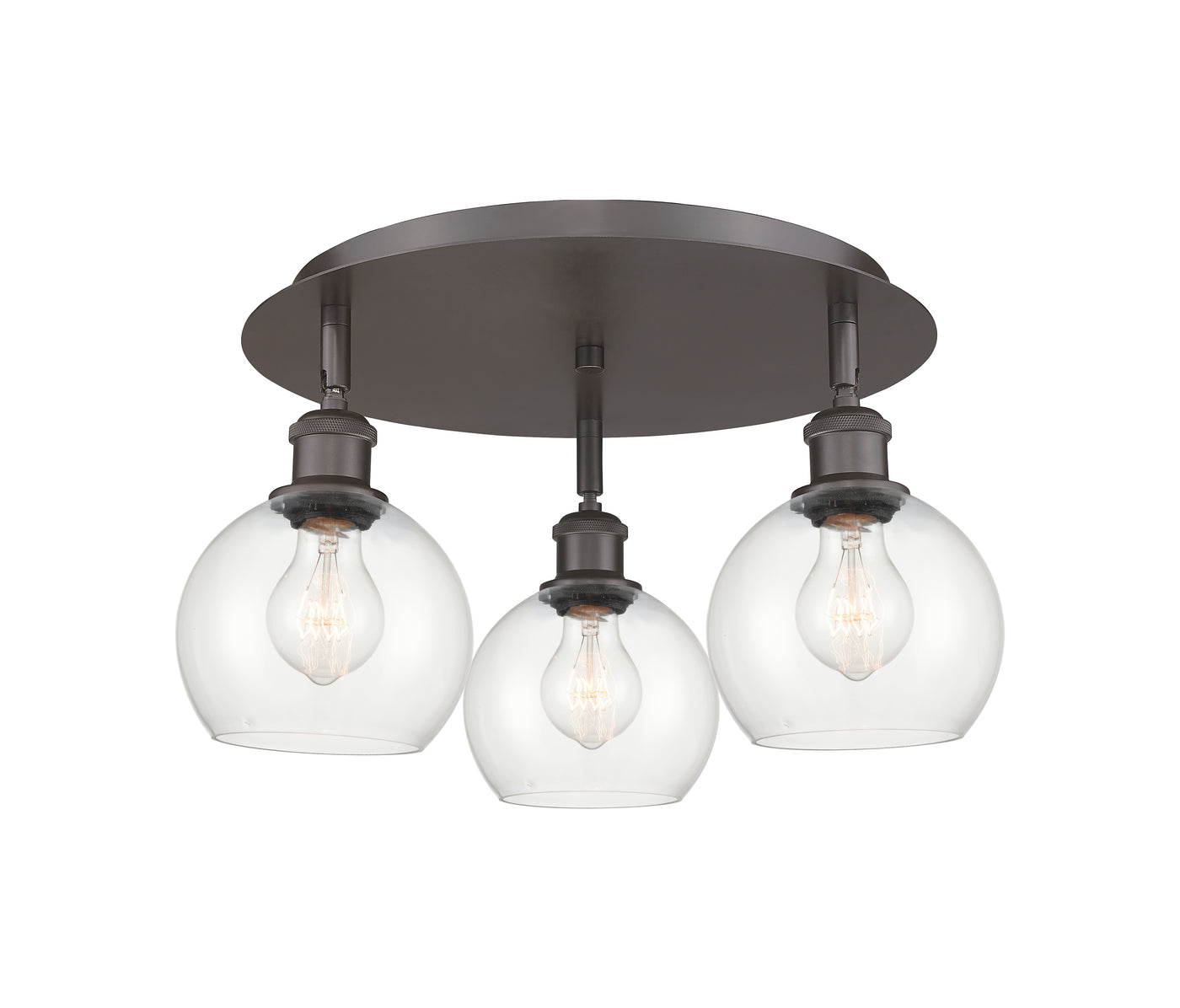 Ballston Semi-Flush Mount Satin Nickel
