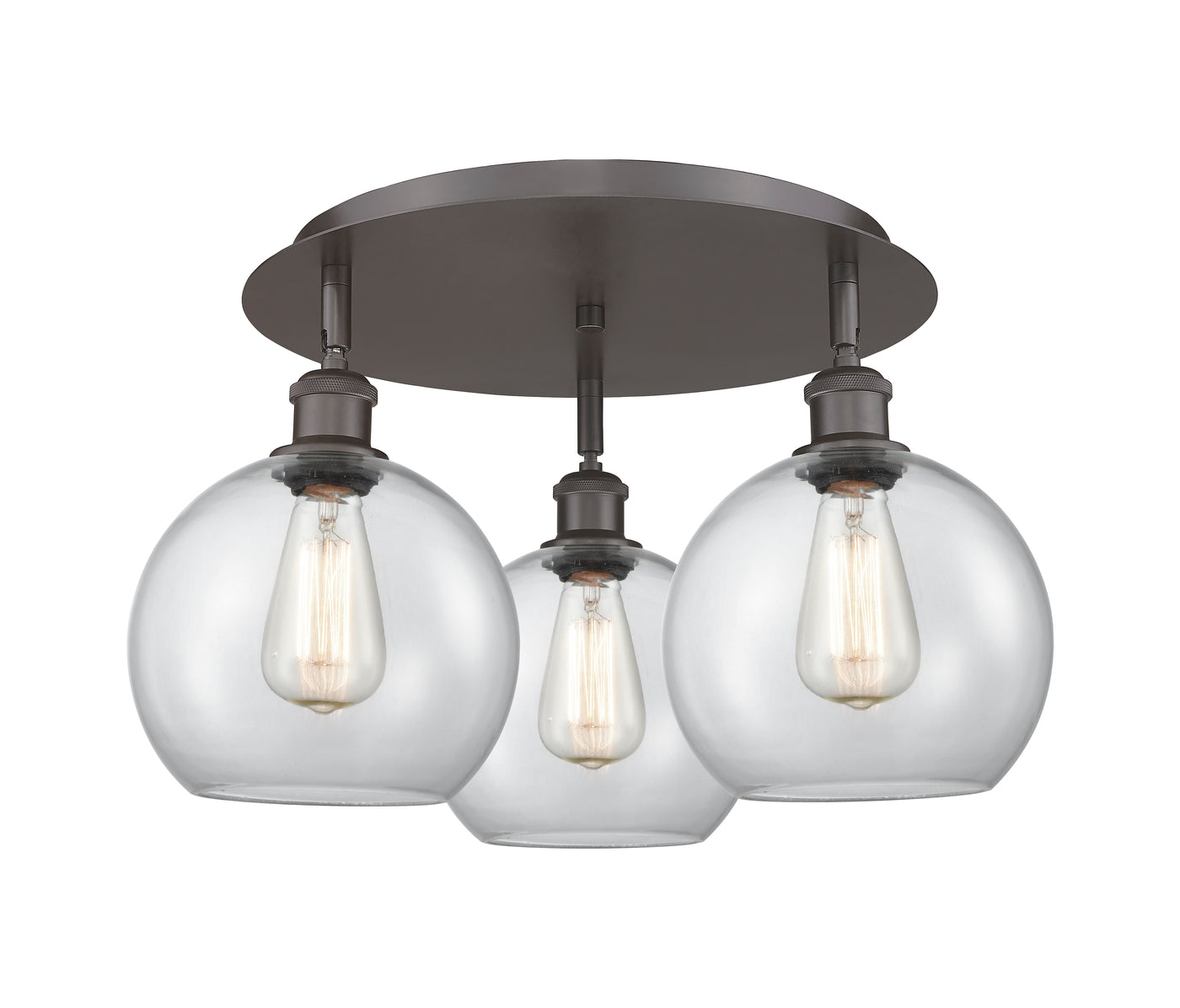 Ballston Semi-Flush Mount Satin Nickel