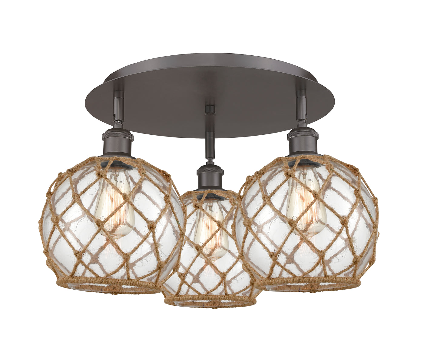 Ballston Semi-Flush Mount Satin Nickel