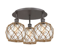Ballston Semi-Flush Mount Satin Nickel