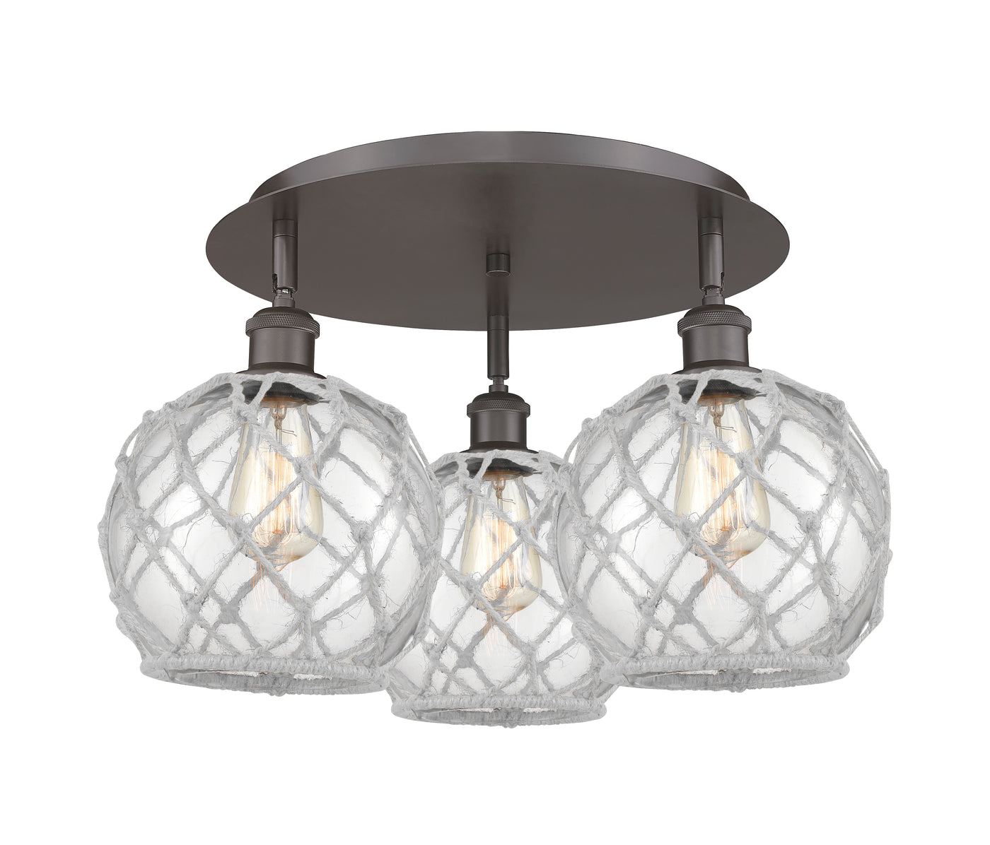 Ballston Semi-Flush Mount Satin Nickel