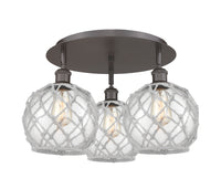 Ballston Semi-Flush Mount Satin Nickel