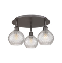 Ballston Semi-Flush Mount Satin Nickel