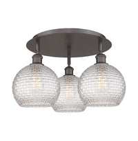 Ballston Semi-Flush Mount Satin Nickel