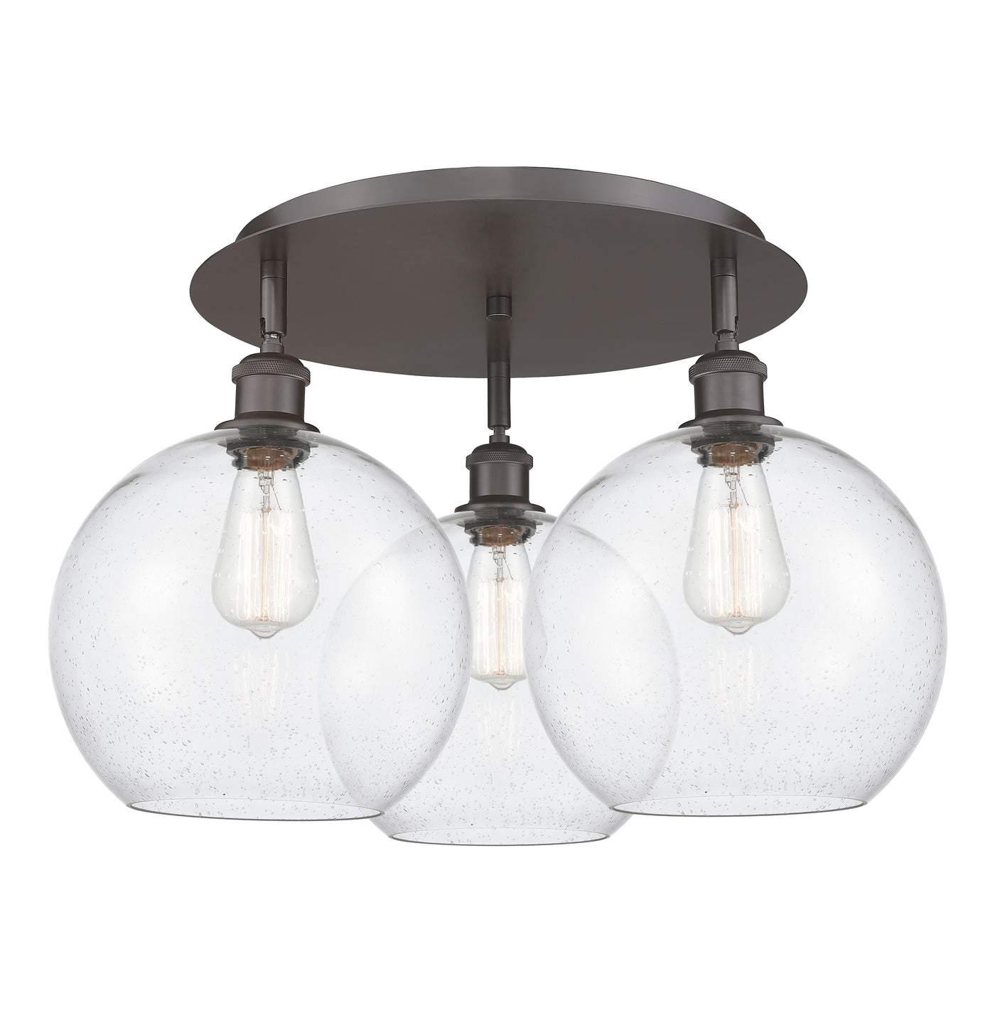Ballston Semi-Flush Mount Satin Nickel