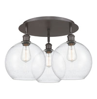 Ballston Semi-Flush Mount Satin Nickel