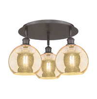 Ballston Semi-Flush Mount Satin Nickel