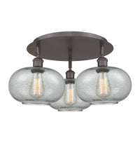 Ballston Semi-Flush Mount Satin Nickel
