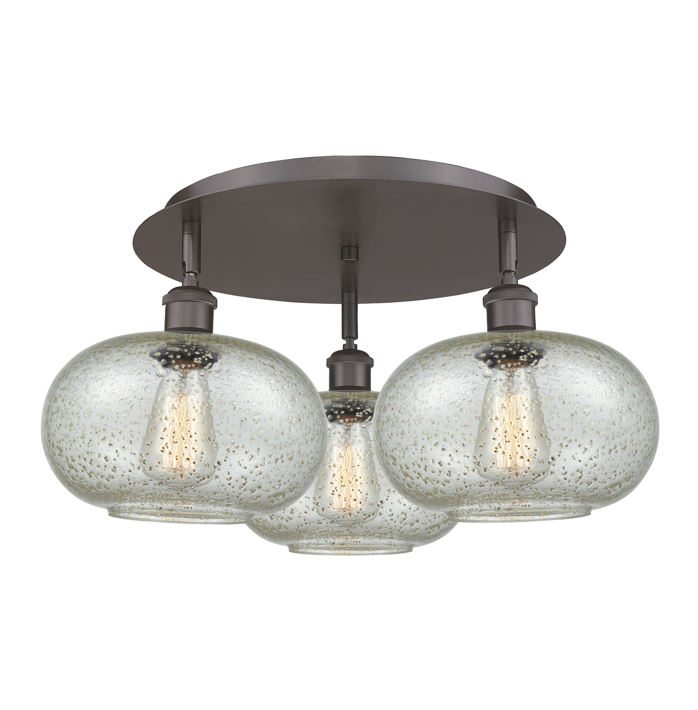 Ballston Semi-Flush Mount Satin Nickel
