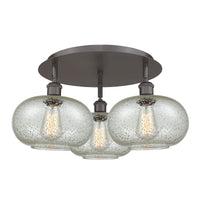 Ballston Semi-Flush Mount Satin Nickel