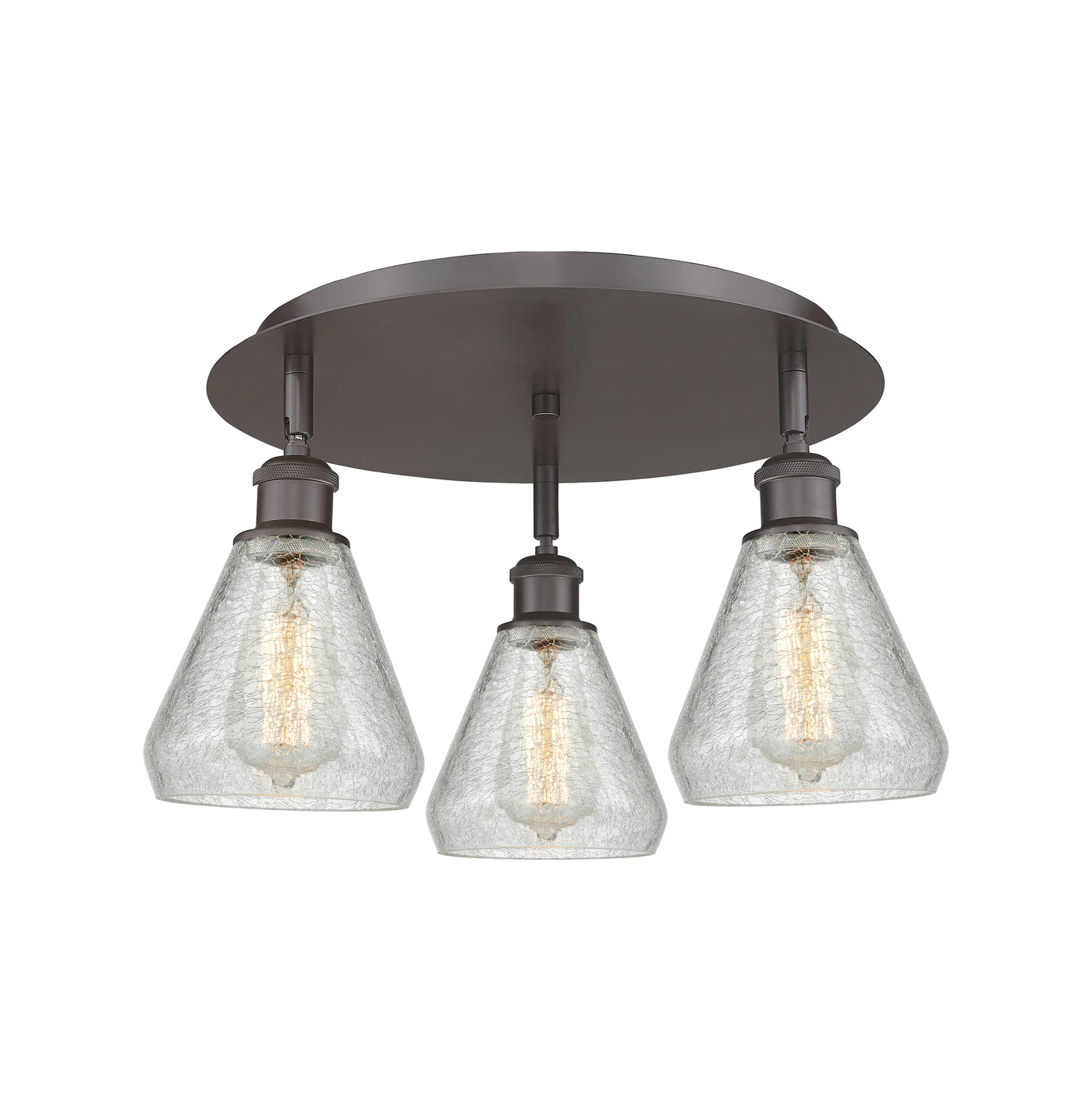Ballston Semi-Flush Mount Satin Nickel