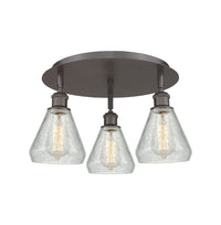 Ballston Semi-Flush Mount Satin Nickel
