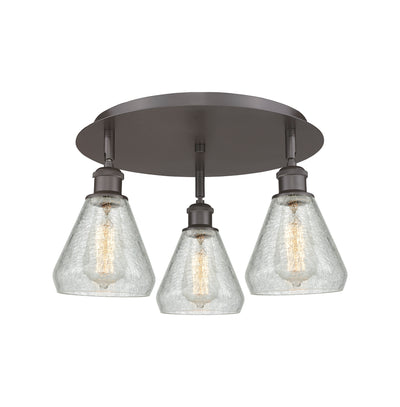 Ballston Semi-Flush Mount Satin Nickel