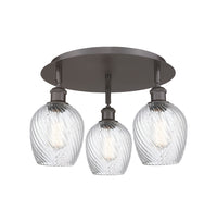 Ballston Semi-Flush Mount Satin Nickel