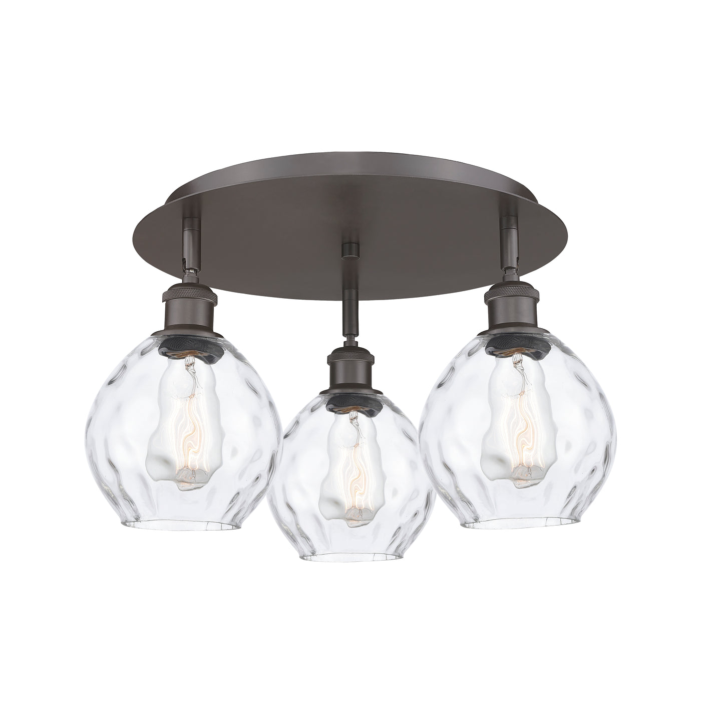 Ballston Semi-Flush Mount Satin Nickel