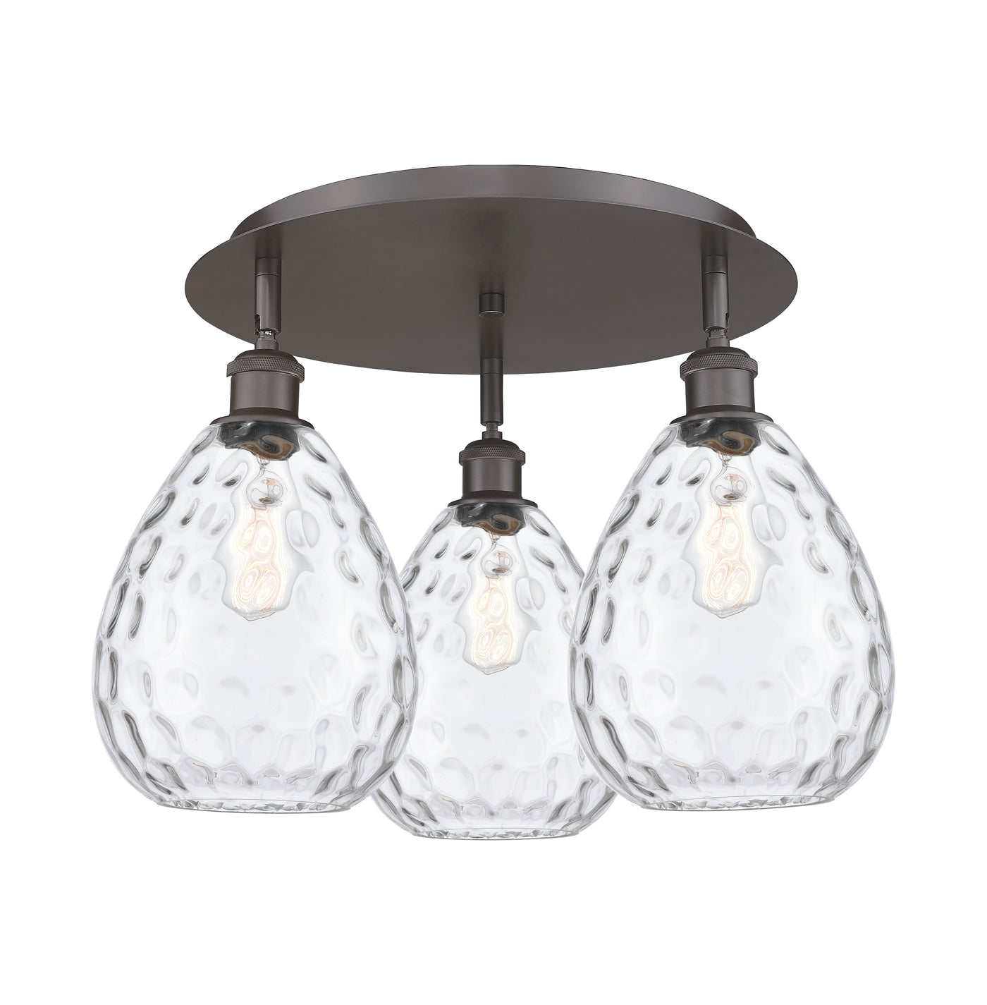 Ballston Semi-Flush Mount Satin Nickel