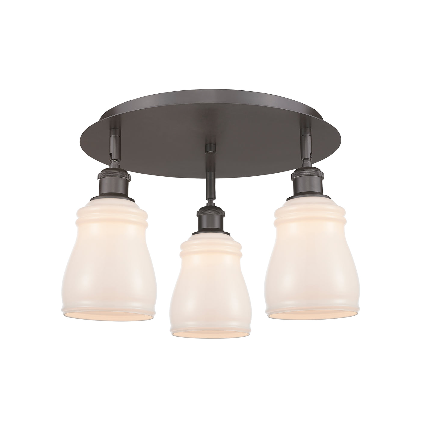 Ballston Semi-Flush Mount Satin Nickel