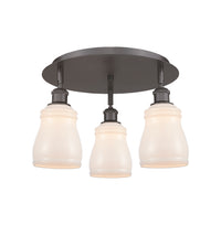 Ballston Semi-Flush Mount Satin Nickel