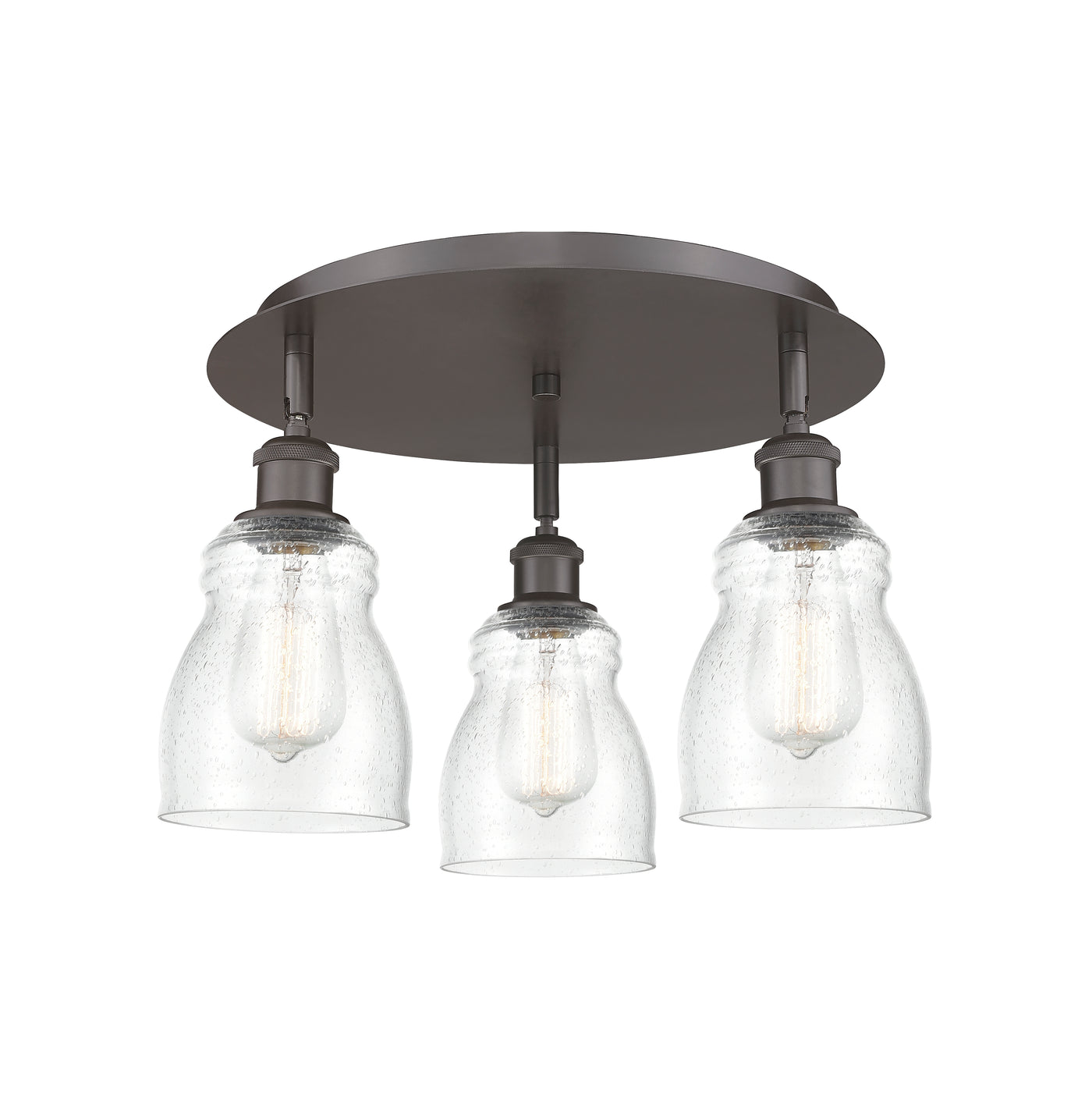 Ballston Semi-Flush Mount Satin Nickel
