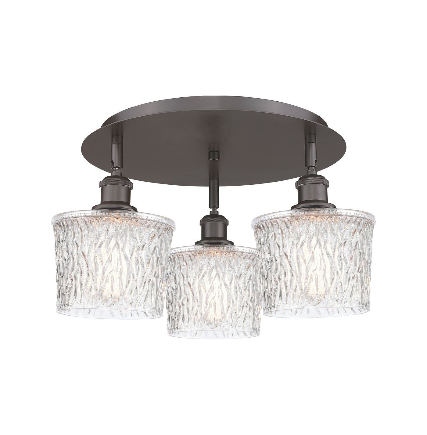 Ballston Semi-Flush Mount Satin Nickel