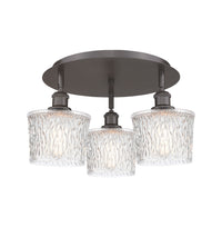 Ballston Semi-Flush Mount Satin Nickel
