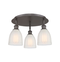 Ballston Semi-Flush Mount Satin Nickel