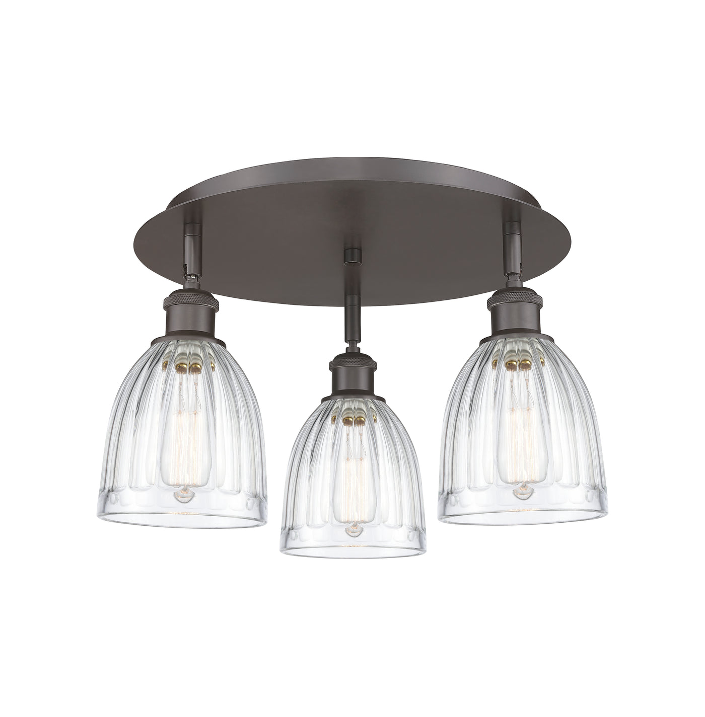 Ballston Semi-Flush Mount Satin Nickel