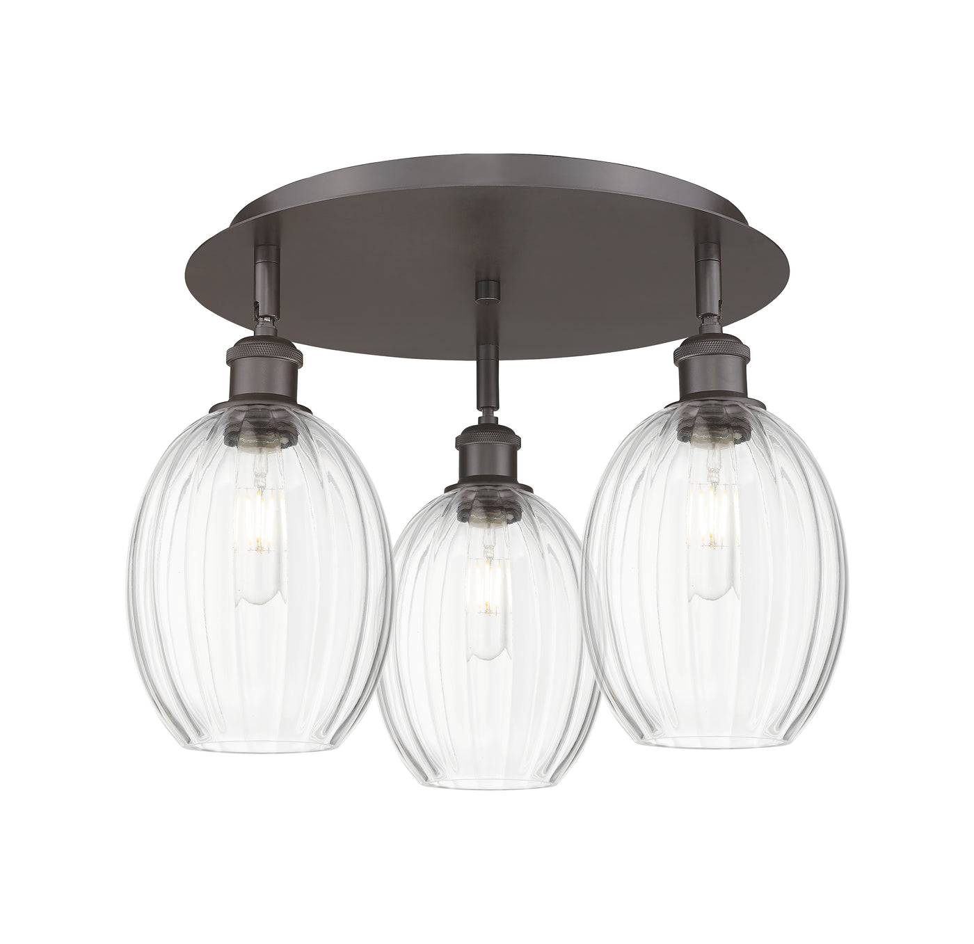 Ballston Semi-Flush Mount Satin Nickel