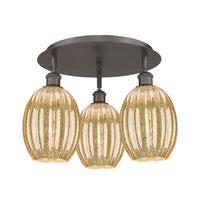 Ballston Semi-Flush Mount Satin Nickel