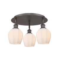 Ballston Semi-Flush Mount Satin Nickel
