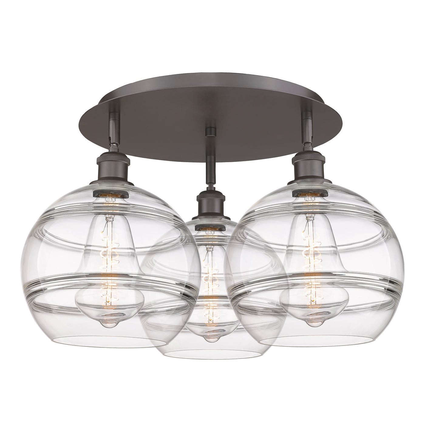 Ballston Semi-Flush Mount Satin Nickel