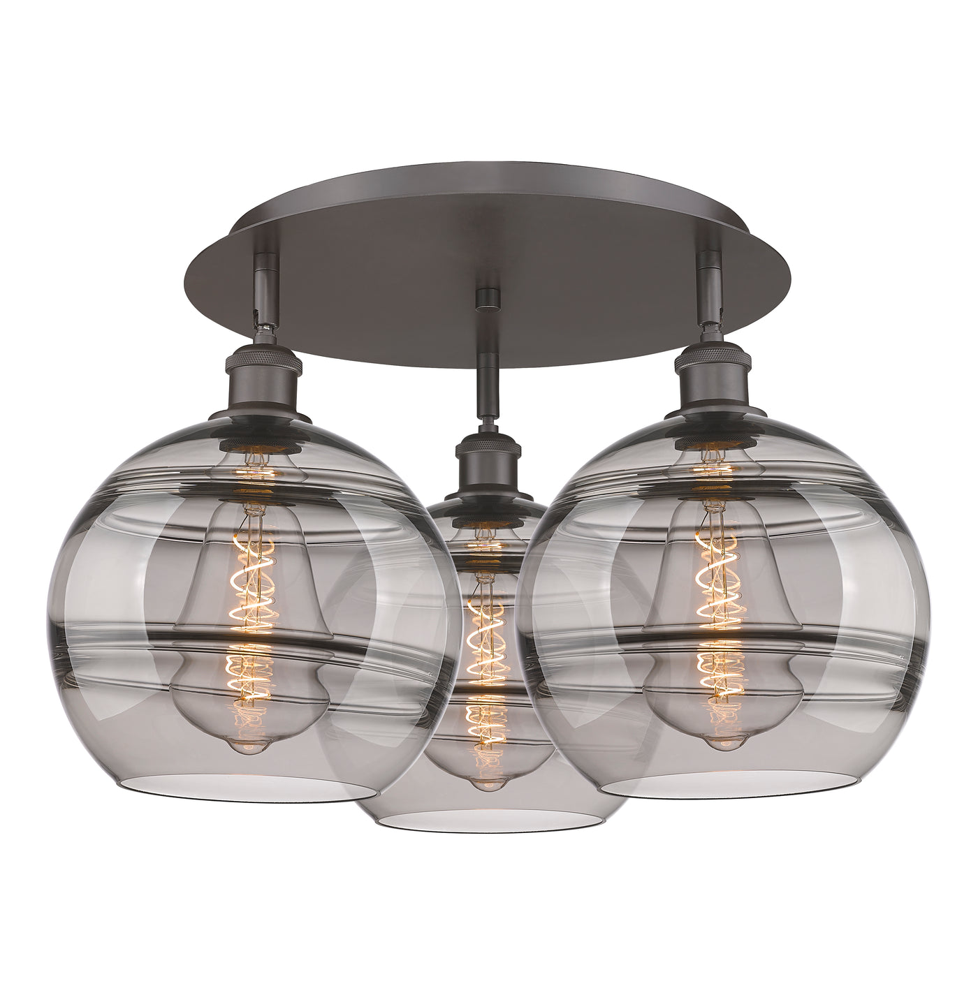 Ballston Semi-Flush Mount Satin Nickel