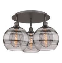 Ballston Semi-Flush Mount Satin Nickel