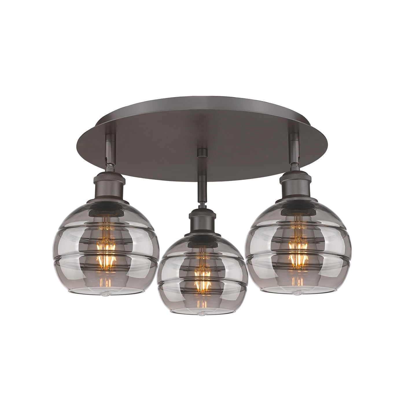 Ballston Semi-Flush Mount Satin Nickel