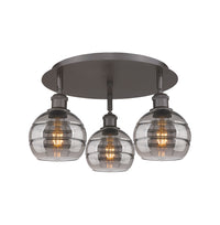 Ballston Semi-Flush Mount Satin Nickel