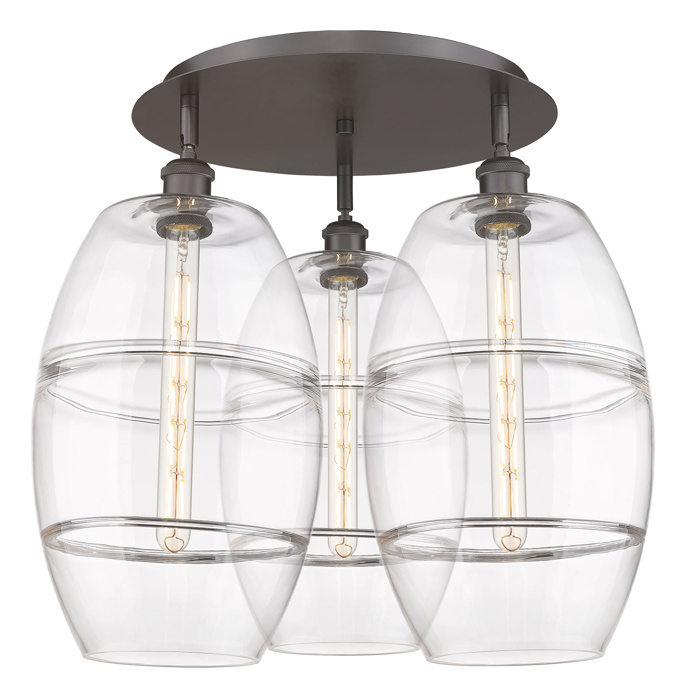 Ballston Semi-Flush Mount Satin Nickel