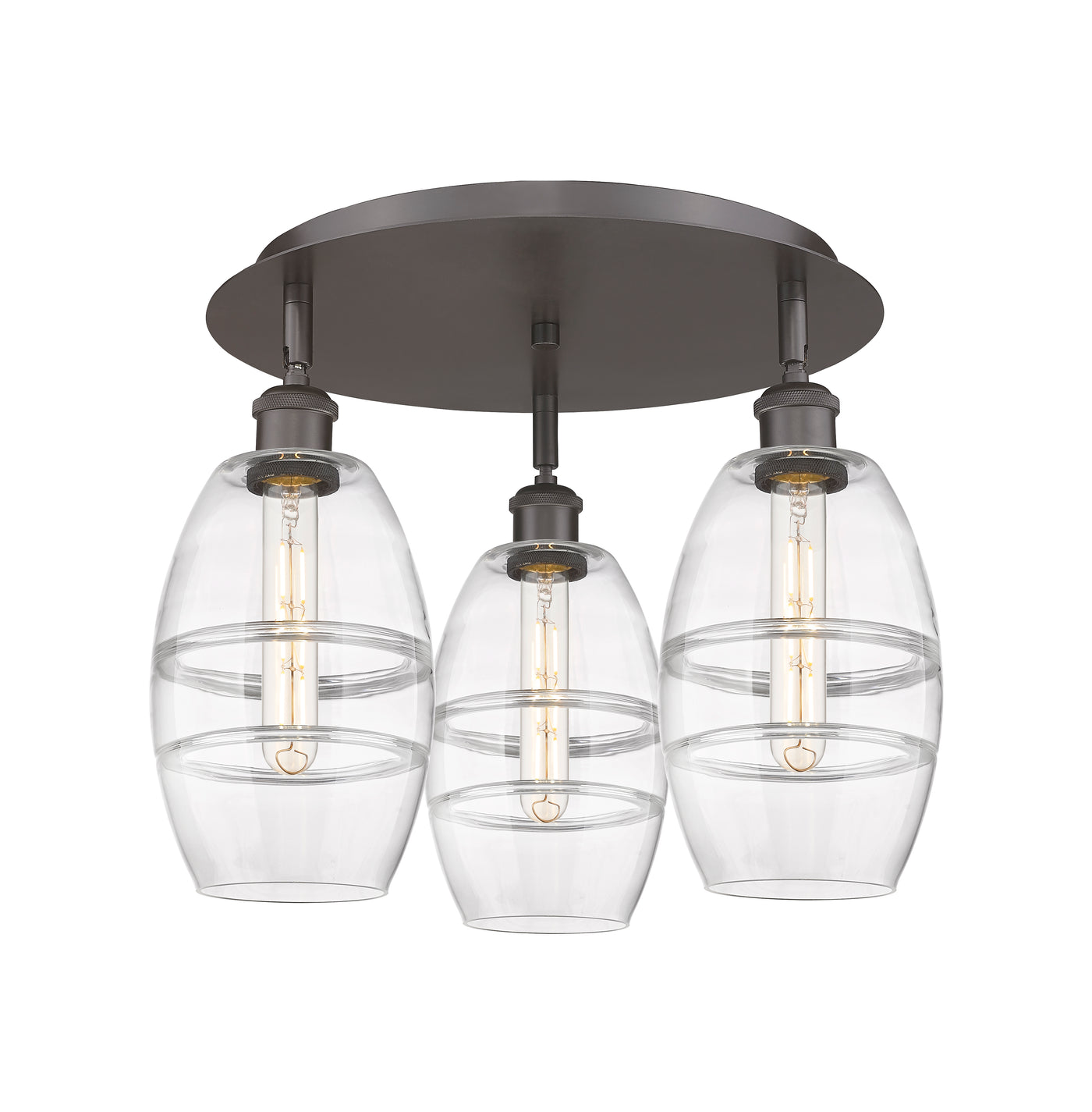 Ballston Semi-Flush Mount Satin Nickel