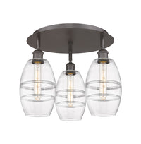 Ballston Semi-Flush Mount Satin Nickel