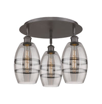 Ballston Semi-Flush Mount Satin Nickel