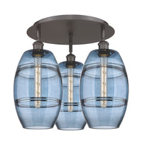 Ballston Semi-Flush Mount Satin Nickel