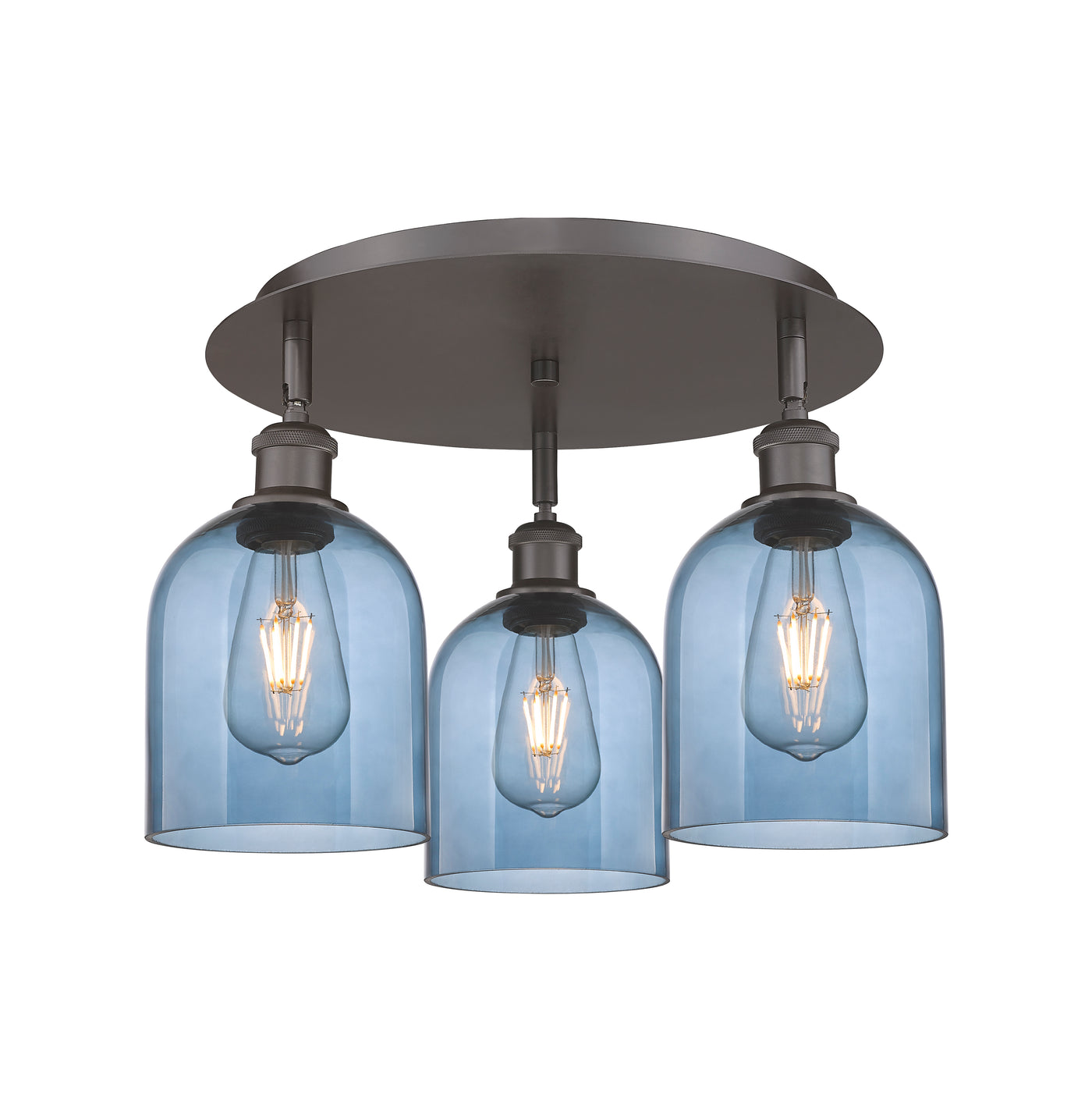 Ballston Semi-Flush Mount Satin Nickel